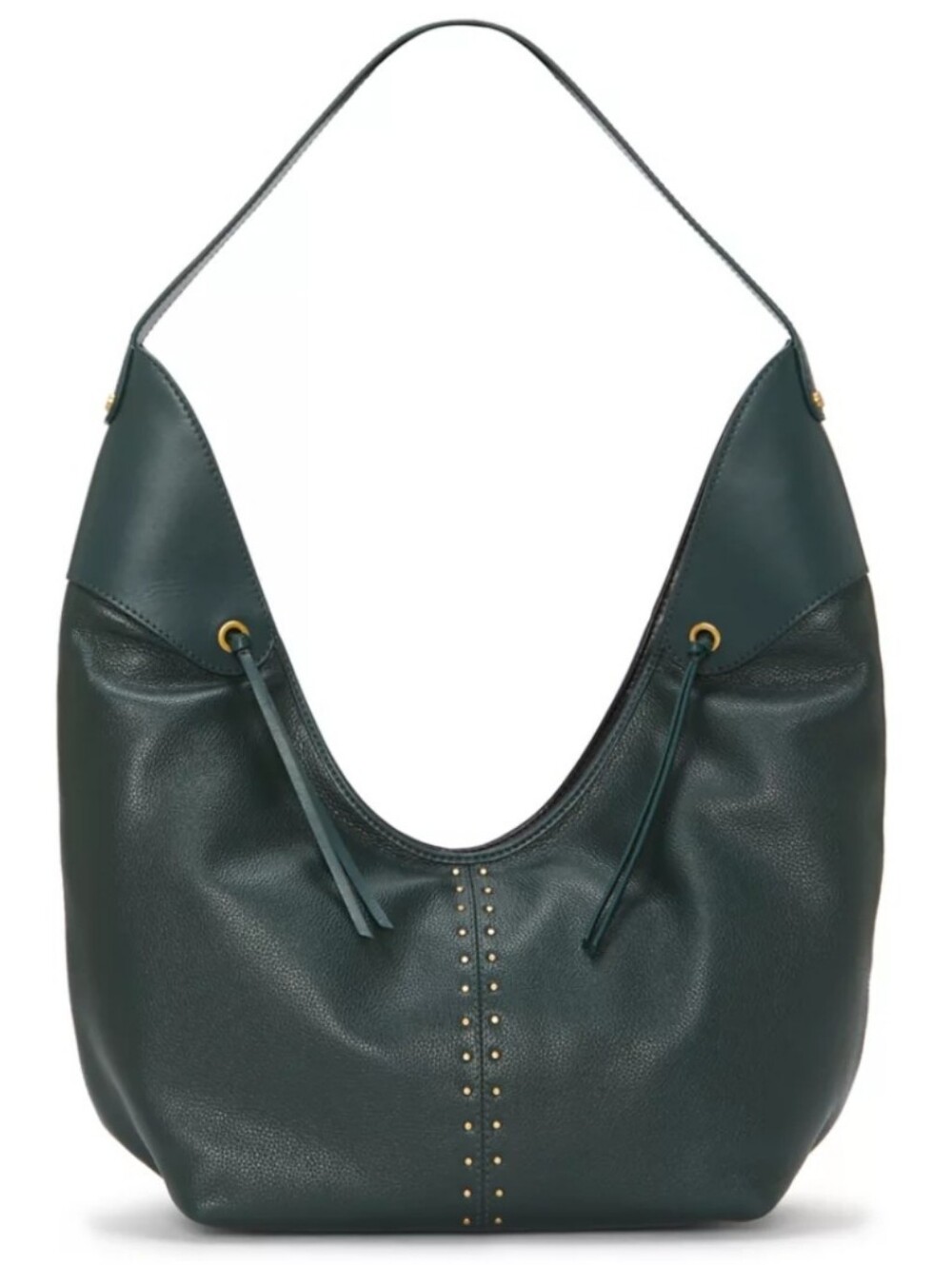 Vince Camuto Dark Green Large Leather Hobo Bag - NWT